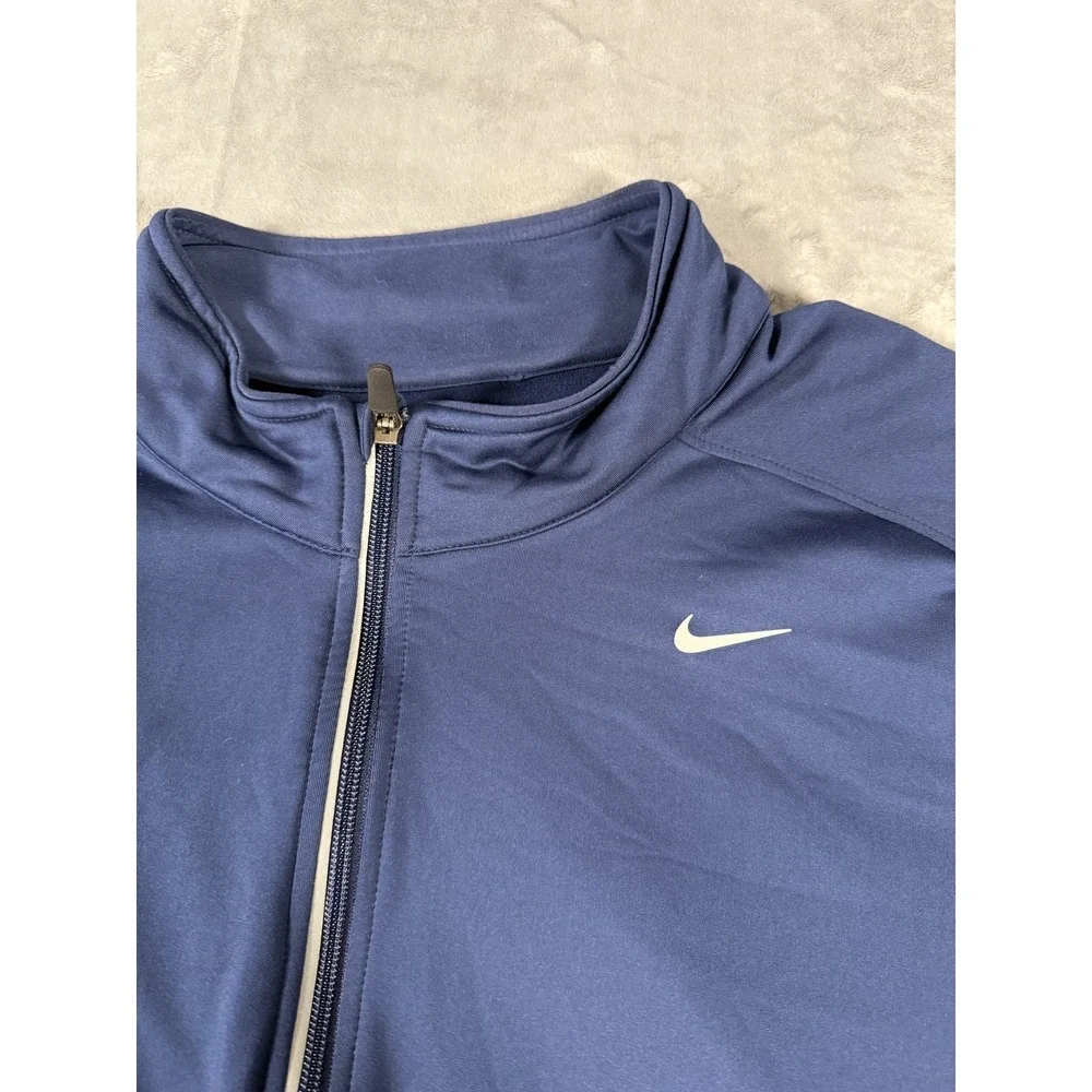Nike Element Dri-FIT Men's XXL Blue Full Zip Activewear Jacket Track Top